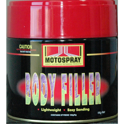 Motospray Lightweight Body Filler - 1KG