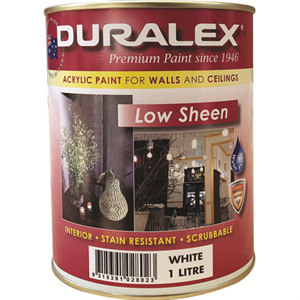 Duralex - Interior Low Sheen Acrylic White - 4L