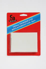 100mm Trimmer Pad Replacement 2pk