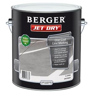 Jet Dry Linemarking W/B White 4L